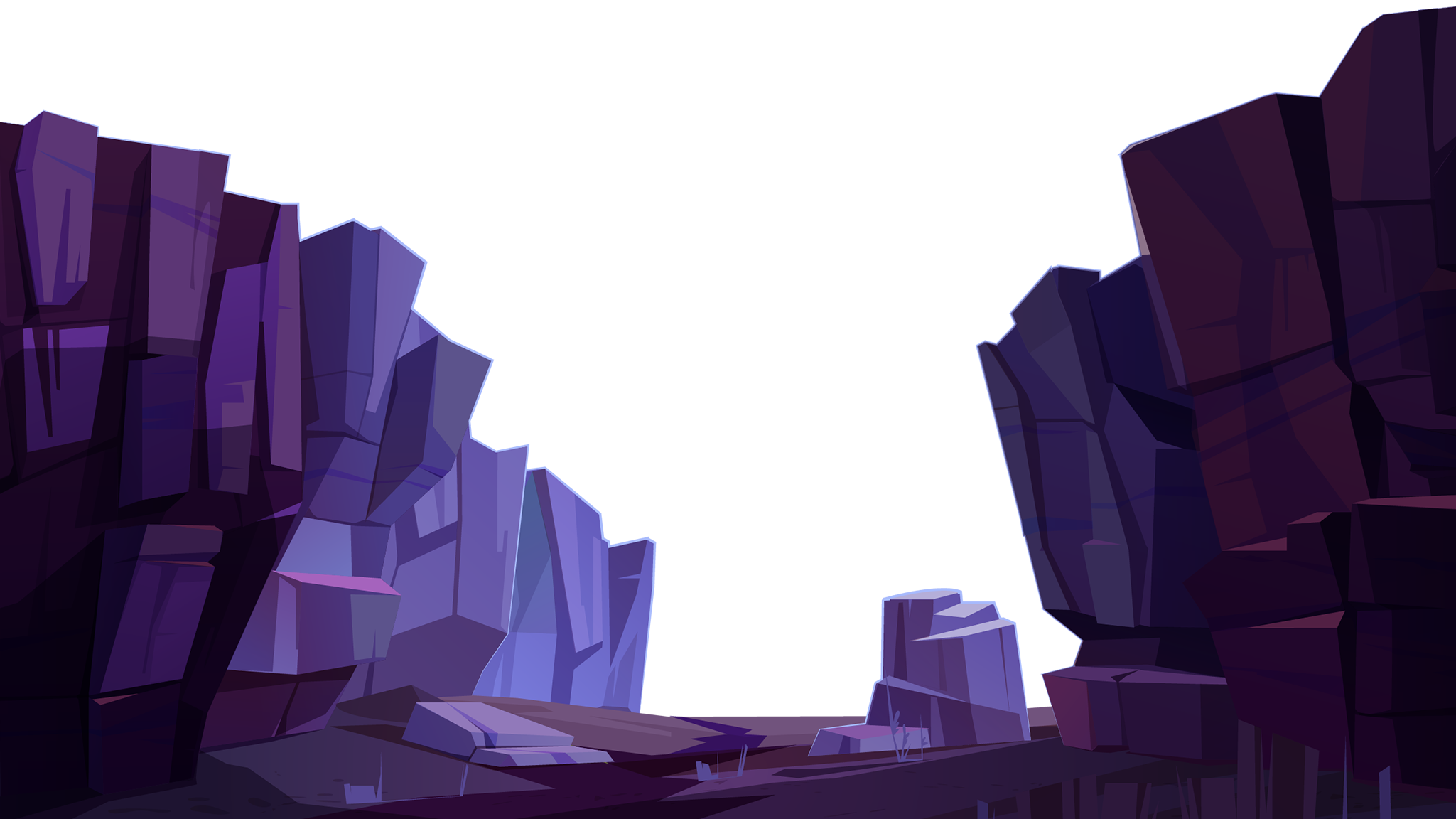 Mountain on the front.